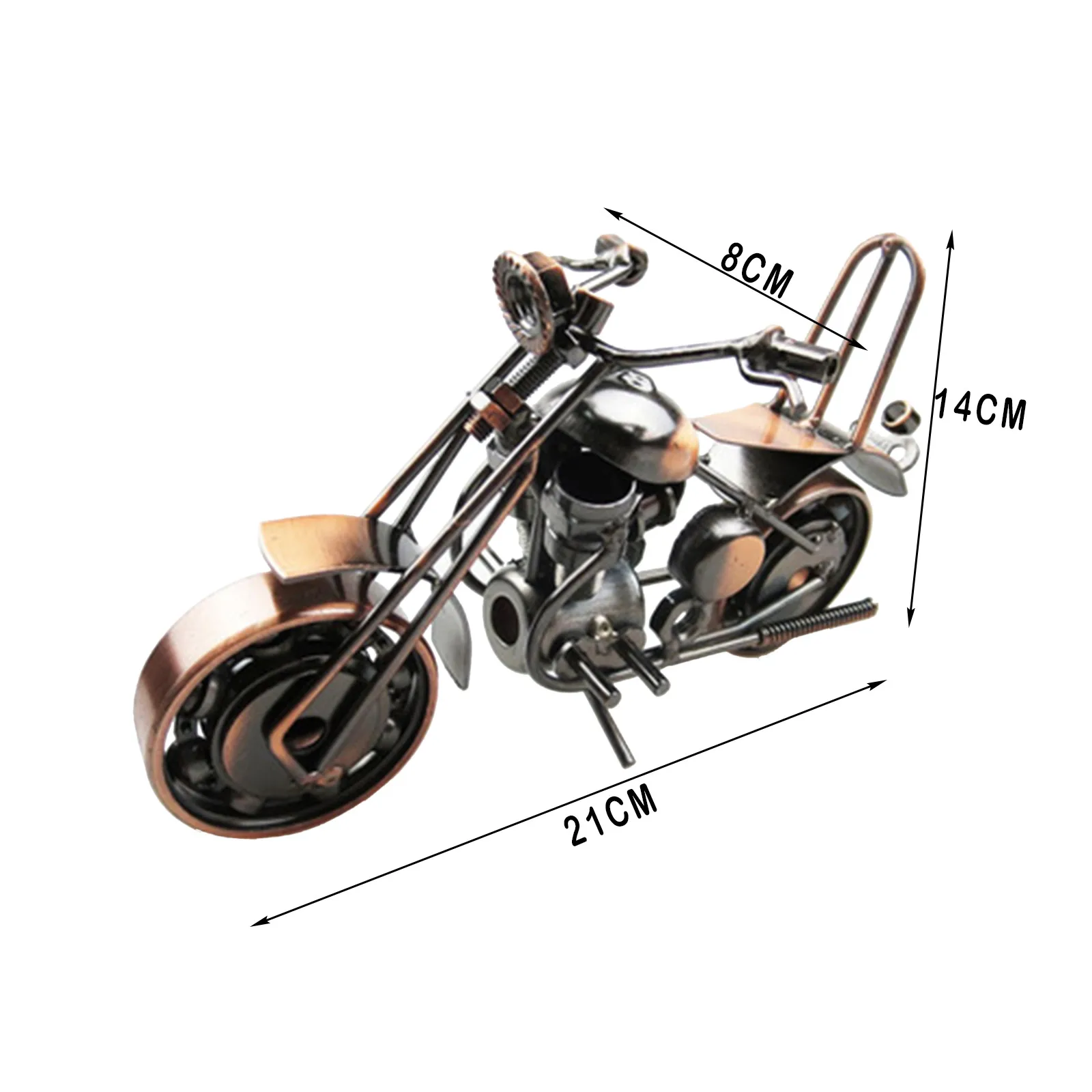 Модель мотоцикла Ретро фигурка мотора металлическое украшение ручной работы
