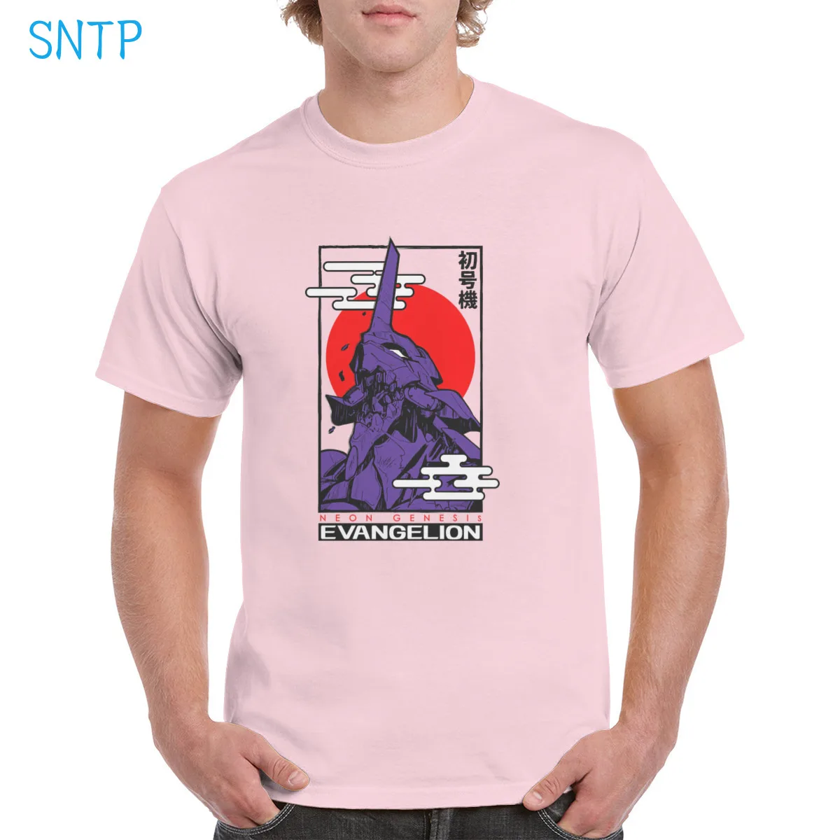 

Evangelion Super Robot red Anime t shirt 100% Cotton Asuka Langley Soryu Top EVA graphic Oversized clothes Female/Man T-shirt