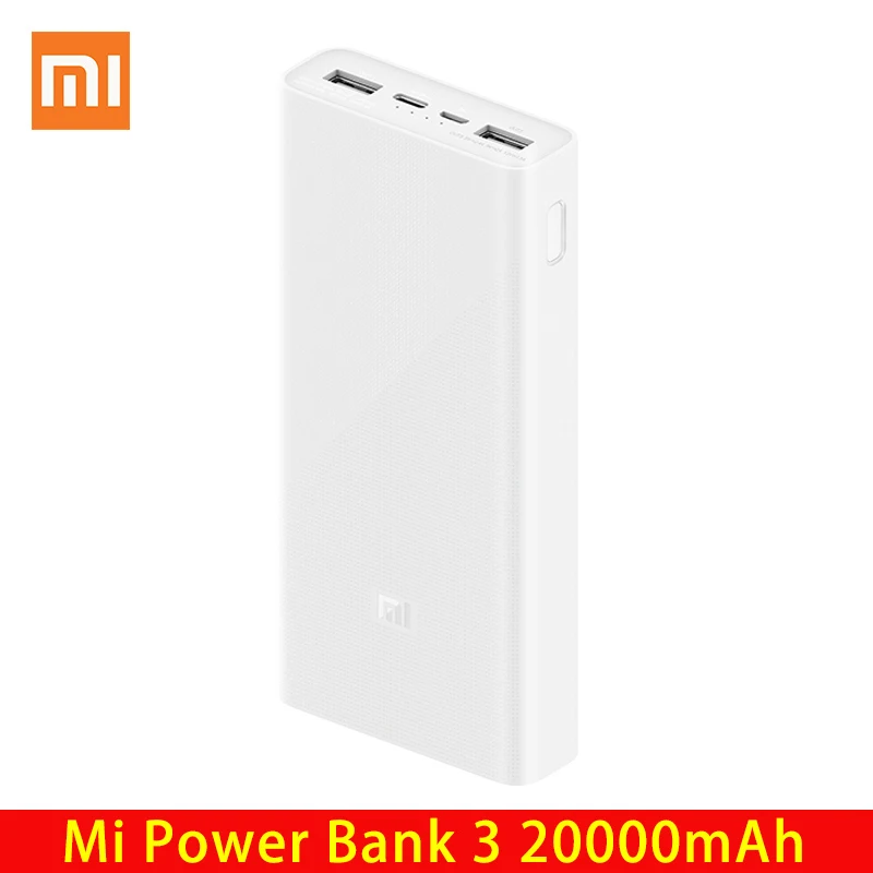 Внешний аккумулятор Xiaomi 10000 мАч 3 USB type c Mi внешний ZMI для телефона с реальной