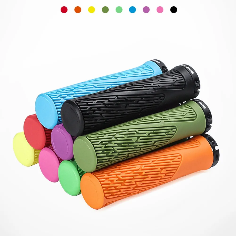 

WEST BIKING 1 Pair Bicycle Lock-On Handlebar Grip Mountain MTB Folding Handlebar Electric Scooter Folding Bike Handlebar