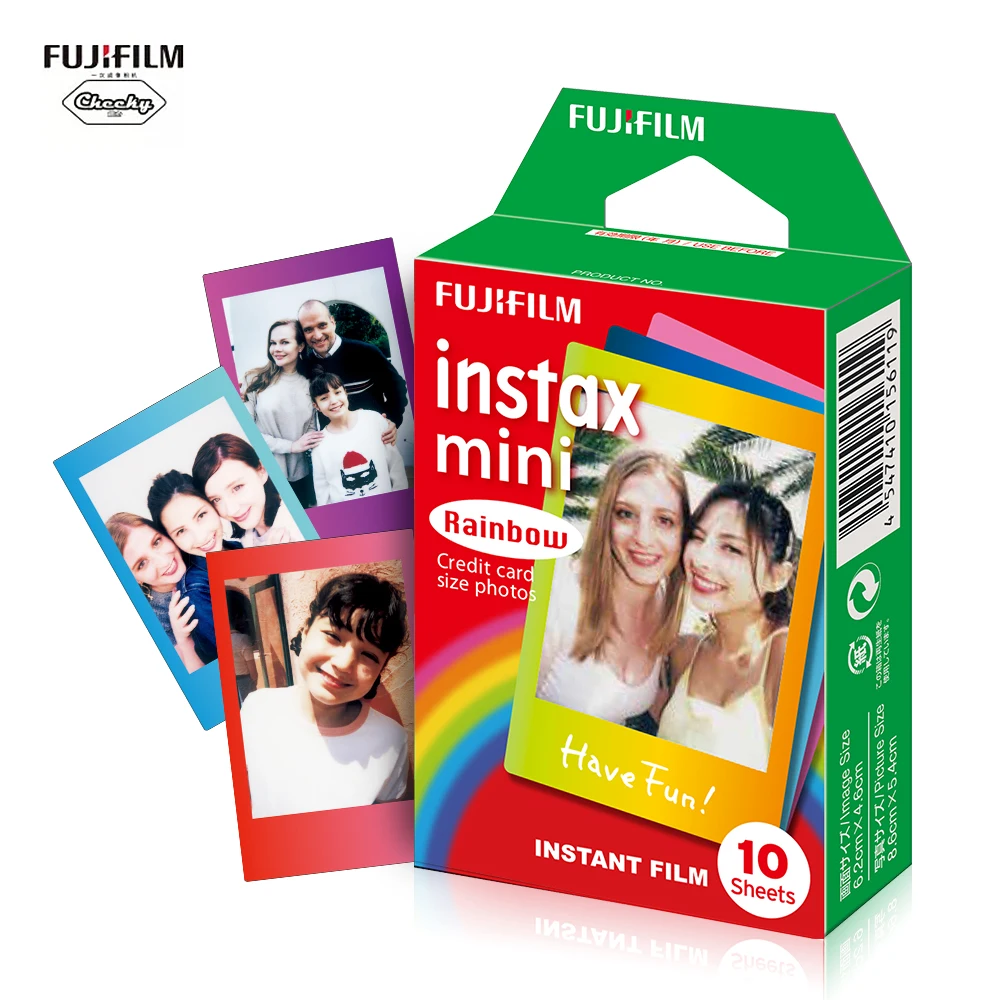 Белая пленка для Fuji Instax Mini 10 листов красочные фотобумага Снимок Альбом