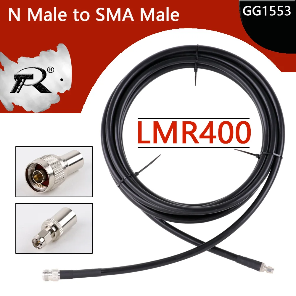 

Кабель LMR400 RP-SMA Male to N Female 2M