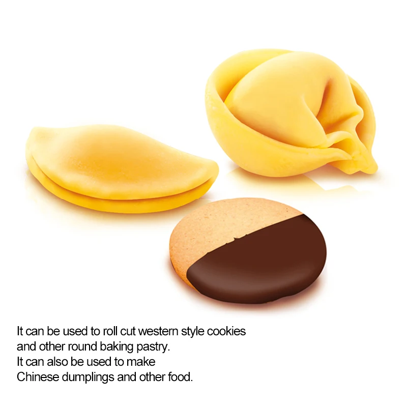 Пластиковая глазурь шпатель круглая форма для нарезки печенья прокатки режущий