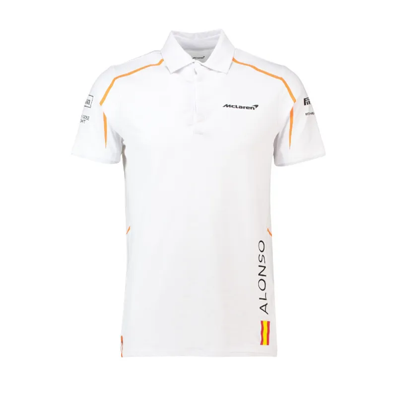 

Рубашка поло 2018 F1, командный McLaren Driver, Frank, Lionso, официальный, костюм для гоночной команды McLaren, рубашка поло, костюм для мотогонок