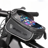 cycling bike bag front phone bicycle bag for bicycle tube waterproof touch screen saddle package for 6 2inch bike accessories