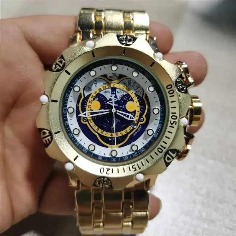 

Original Factory INVICTA Watches For Men Classic Wristwatch Top Quality Fashion Business High Round Shape Couple Quartz Watch