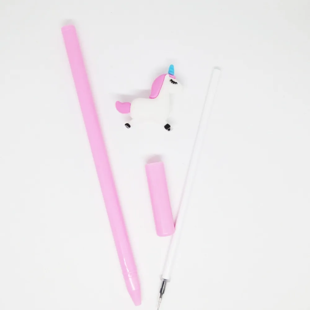1 шт Kawaii Magic Unicorn 0 5 Черная гелевая ручка креативная детская синяя для офиса школы
