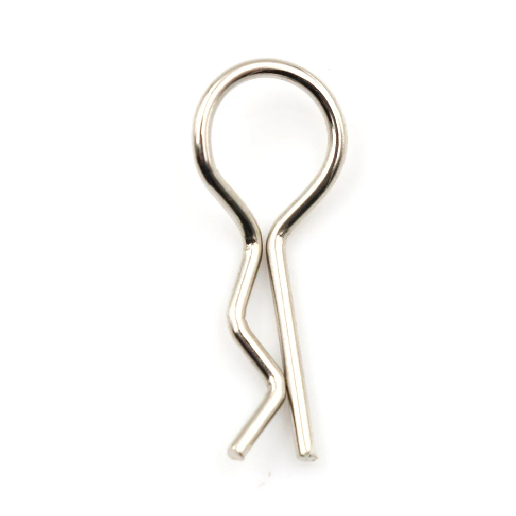 Универсальные зажимы для кузова в масштабе 1:10 100 шт. штыри серебристый черный