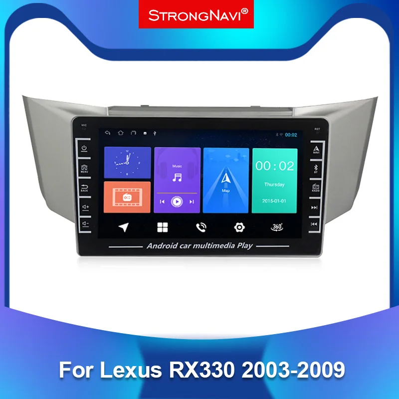 

2Din Android IPS 1280*720 Screen For Lexus RX330 RX350 RX400H For Toyota Harrier 2003-2009 Car Radio Player GPS Navigation WIFI