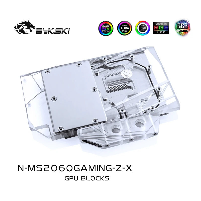 Bykski N-MS2060GAMING-Z-X полное покрытие графическая карта блок водяного охлаждения для MSI