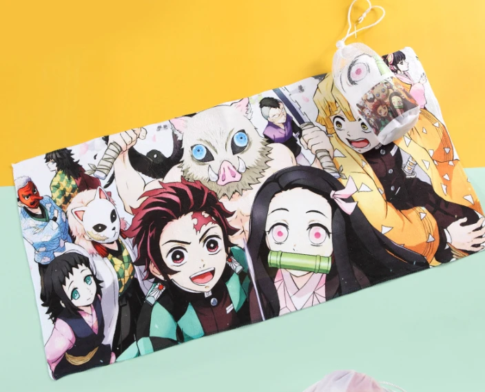 Украшения для уничтожения демонов Подарочный пакет полотенце с пряжкой | Багаж и