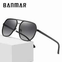 banmar brand design new polarized sunglasses men women driving pilot frame sun glasses male goggle uv400