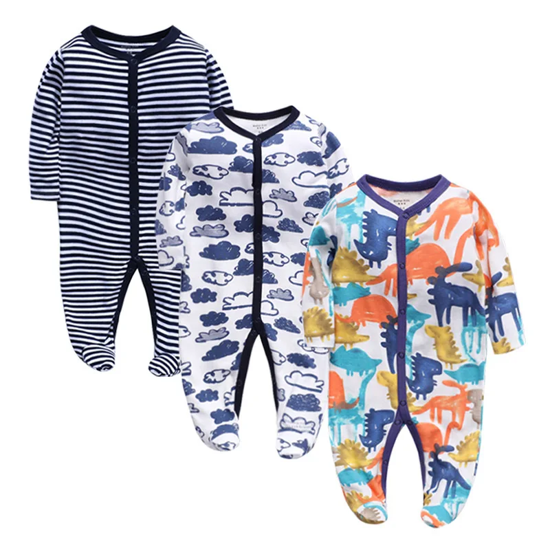 Roupa de bebes/2020 г. Летний комбинезон для новорожденных мальчиков и девочек Хлопковая