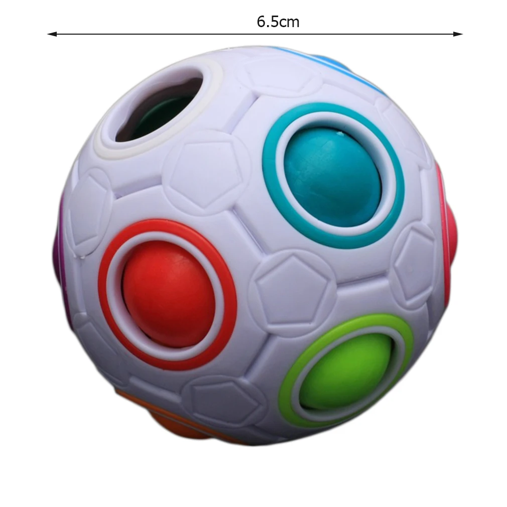 

magic rainbow ball Creative Spherical Magic Cube Rainbow Puzzles Kids Educational Toys for Children Magic Cube puzzle magic ball