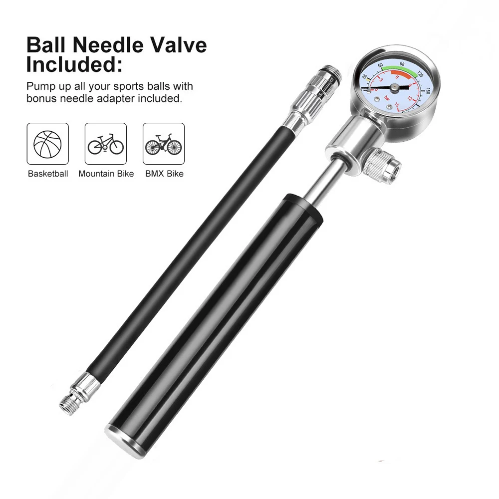High Pressure Pump for Xiaomi Mijia M365 Scooter Tire Inflator Pro MTB Road Bike Tyre Air Bicycle Accessories | Спорт и развлечения