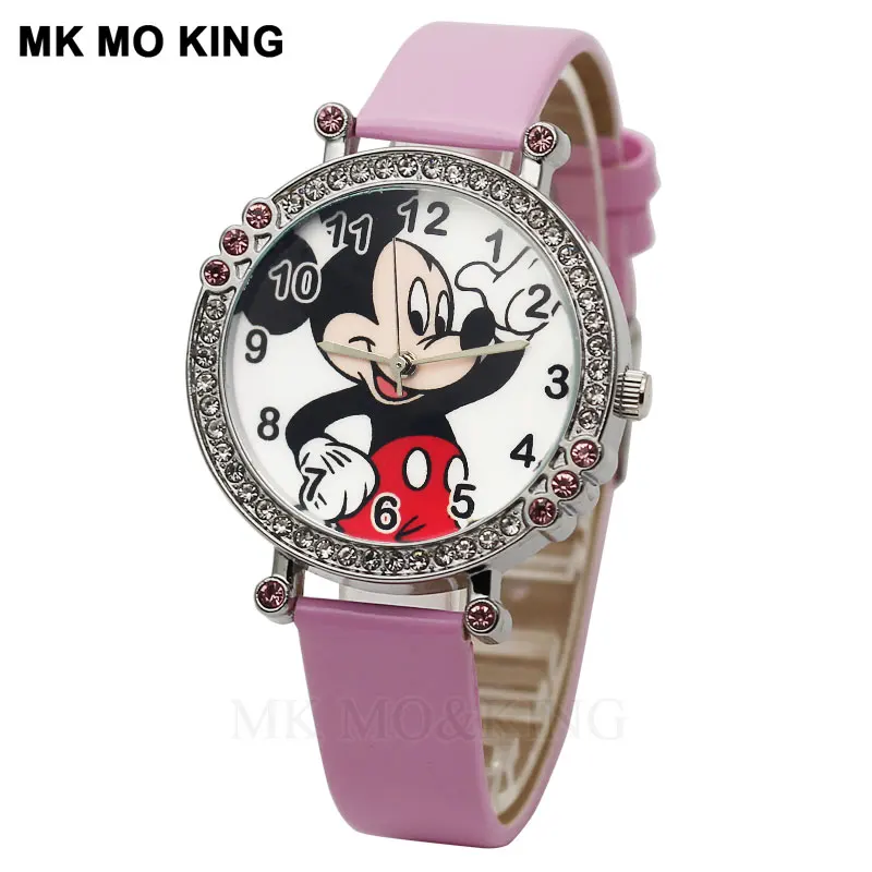 Роскошные Стразы с воздушным охлаждением модные детские кварцевые наручные часы