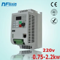 1 5kw 220v vfd variable frequency drive single input three phase inverter speed controller for 3 phase motor