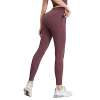 vansydical stretchy squat proof running sport tights with pockets athletic fitness leggings women buttery soft gym yoga pants