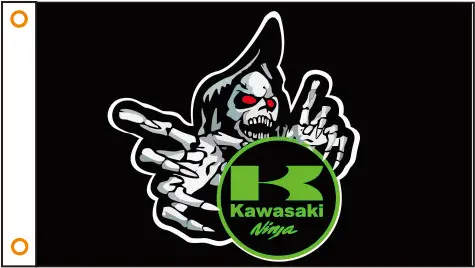 

90*150 см Флаг для украшения мотоцикла KAWASAKI