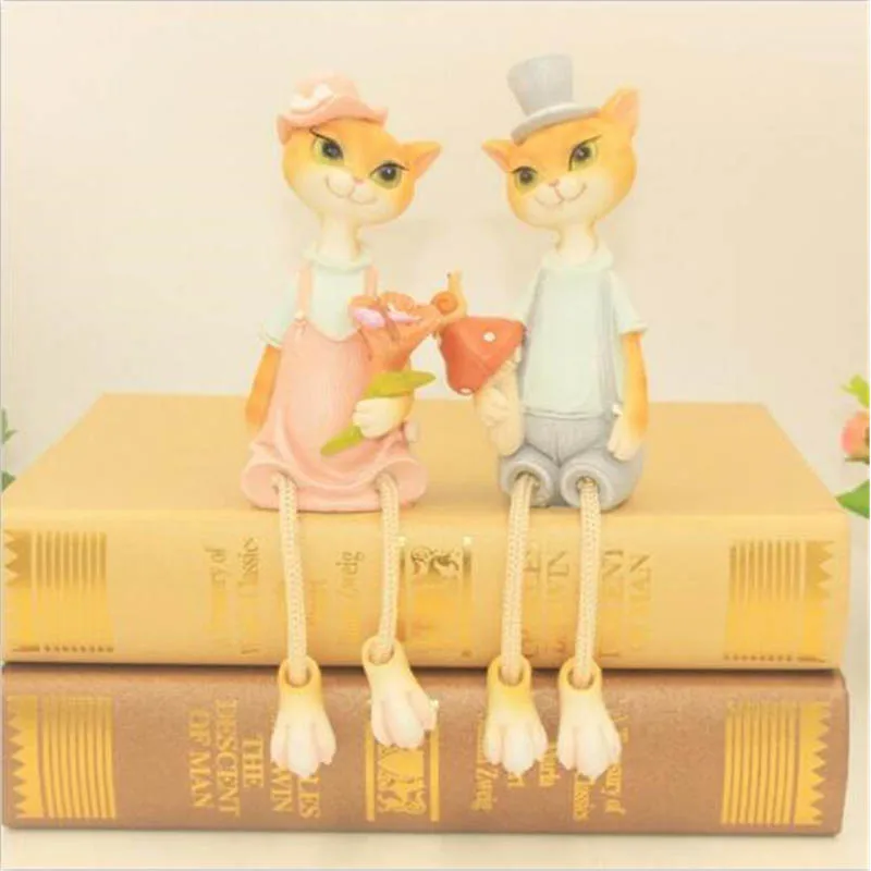 2 шт./компл. любовник Кот кукла Рисунок украшения кабинет украшенные забавной
