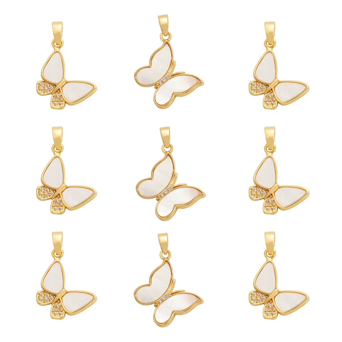 

Модный милый позолоченный треугольный кулон в виде собаки 18 карат с натуральной ракушкой Швабра ожерелье браслет Сделай Сам аксессуары для...