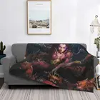 Фланелевое Одеяло для игры в режиме реального времени Starcraft Terran весна-осень Сара Керриган теплые Пледы для зимнего постельного белья