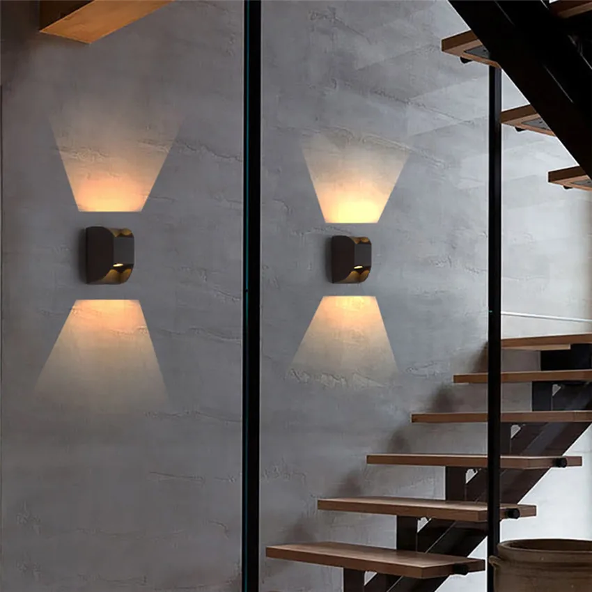 Водонепроницаемый вверх вниз открытый светильник ing IP65 Настенный сад крыльцо