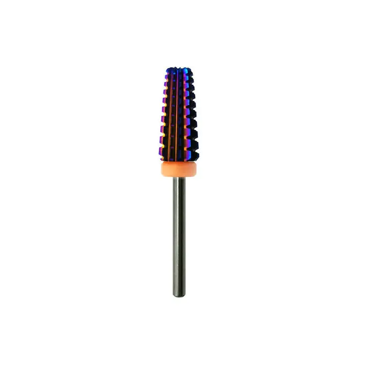 

Nails Accessories Tool Purple Carbide Nail Drill Bit 5 in 1 Tapered Drills Milling Cutter for Manicure Remove Gel Acylics Tools