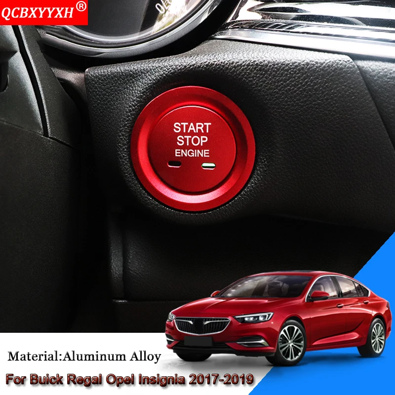 Крышка кнопки запуска двигателя крышка переключателя зажигания для Buick Regal Opel