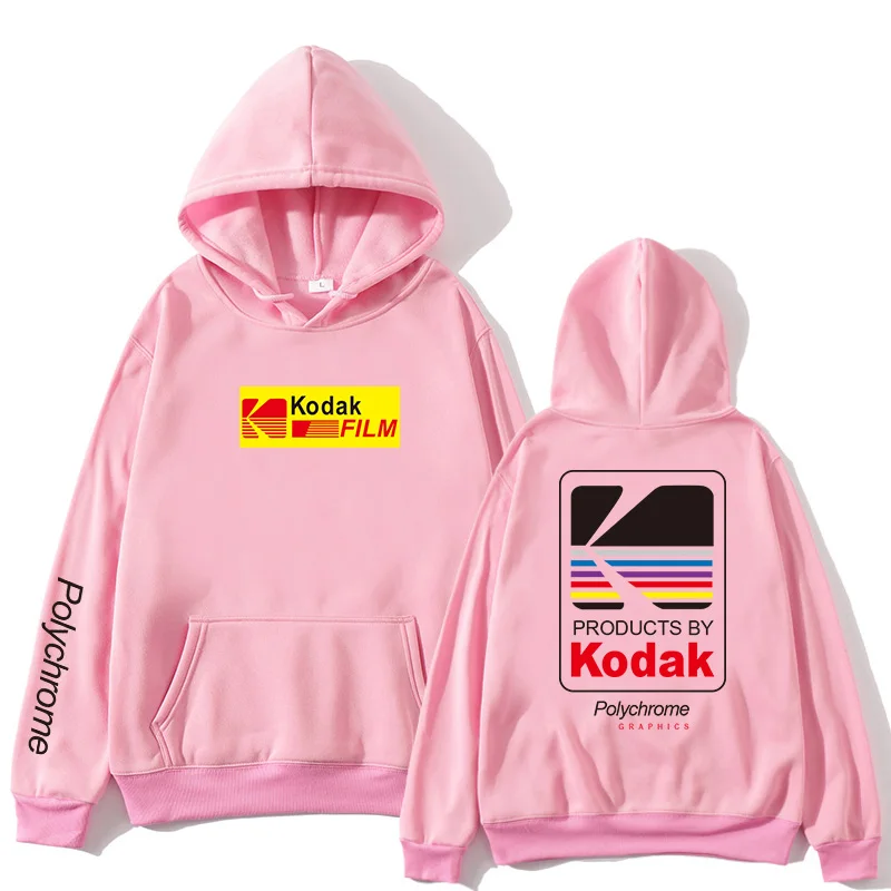 Японский хип хоп зимняя флисовая Толстовка Harajuku kodak куртки для мужчин и женщин