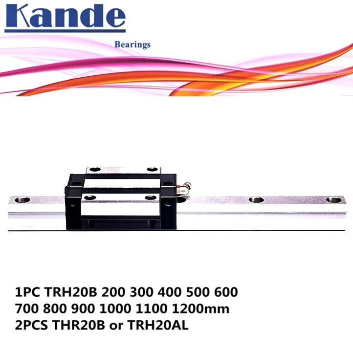 Прецизионная Направляющая 1 шт. TRH20 линейная направляющая + 2 TRH20B блок или TRH20A