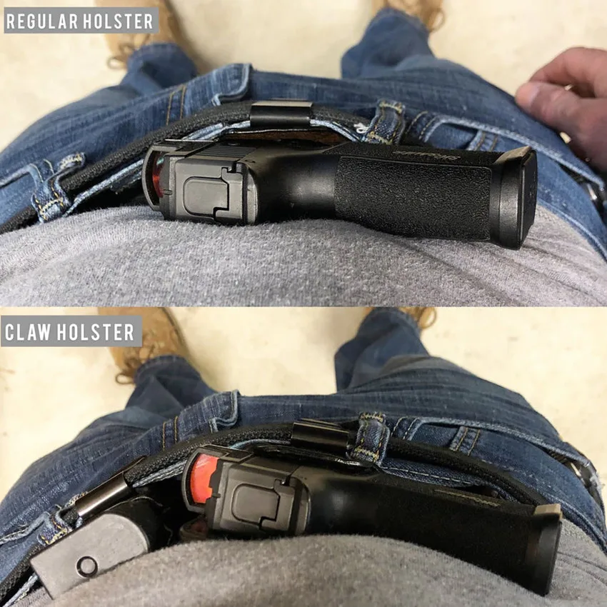 Металлический зажим с откидным крылом коготь для IWB Glock Beretta Taurus CZ Punisher Kydex кобура