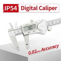 ip54 digital caliper metal material 6 inch150mm waterproof and dustproof electronic vernier calipers micrometer measuring tools