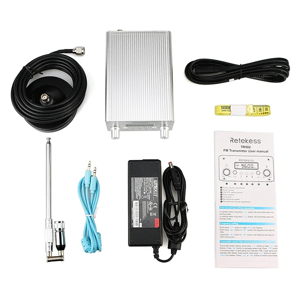 RETEKESS TR502 5 Вт/15 Вт PLL FM передатчик стерео FM радио вещания передатчик станция для Конференции обучения на открытом воздухе Обучение