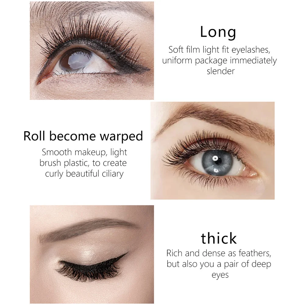 

High Quality Makeup Silk Fiber Lash Mascaras Waterproof Eye Lashes Extension Thick Lengthening