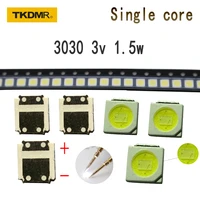 tkdmr 10050pcs backlight high power led single core or dual core 1 5w 3030 3v cold white 150lm tv toepassing 3030 smd led diode