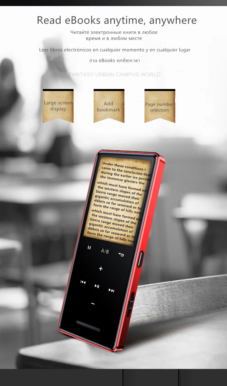 X5 Bluetooth MP3 MP4 музыкальный плеер hifi спортивный Walkman рекордер видео изображение вид динамик Дети обучения сенсорный экран walkma