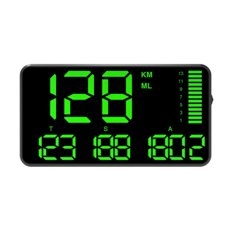 Универсальный цифровой автомобильный GPS измеритель скорости дисплей для