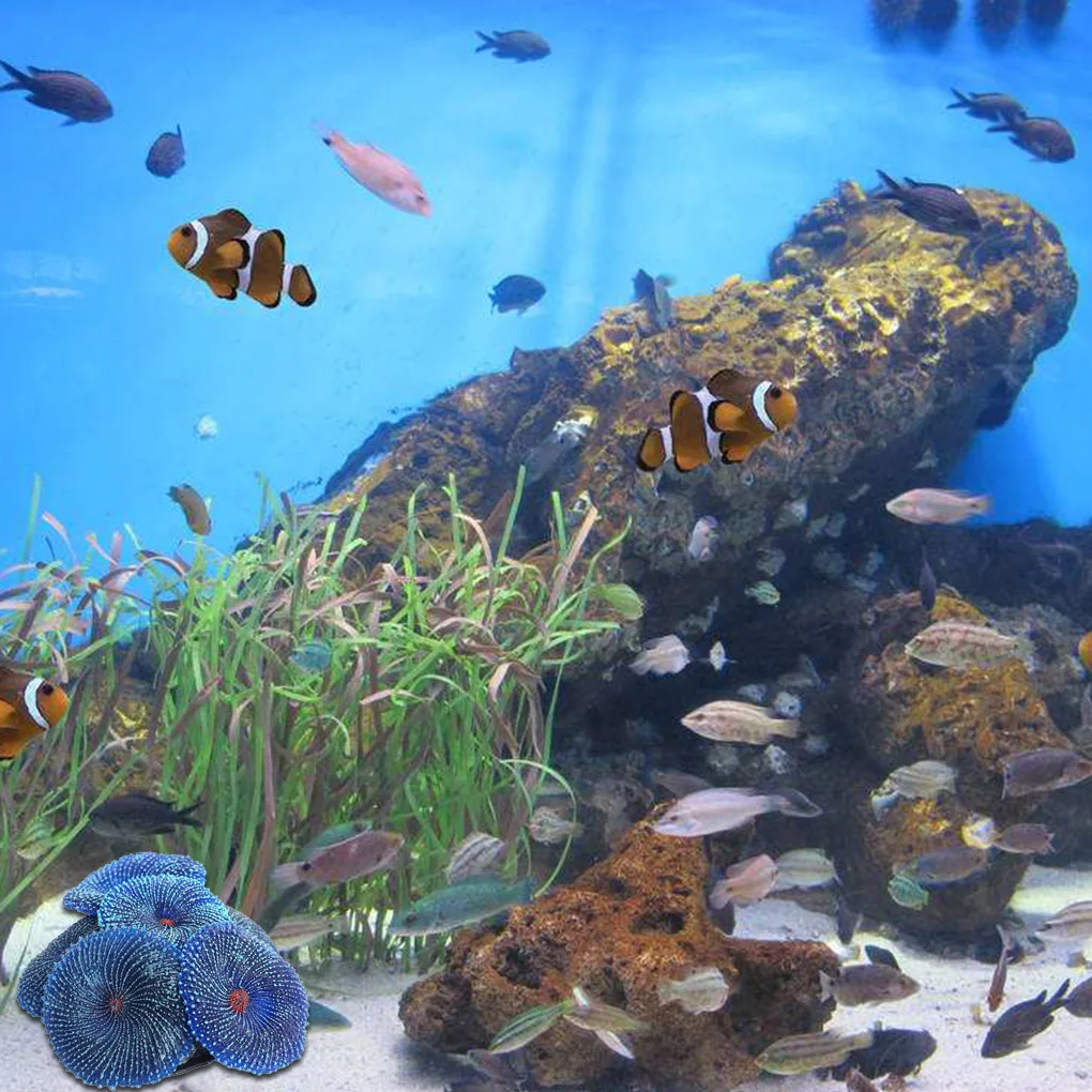 Аквариумный искусственный Коралл аквариум для рыб ландшафтное украшение