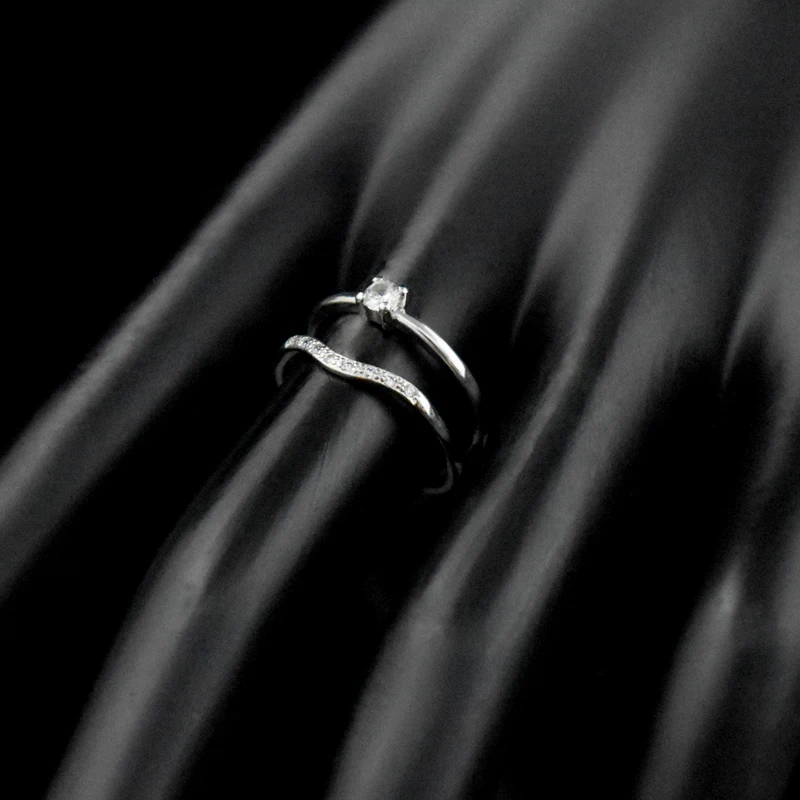 LYNNE ювелирные изделия Новинка 925 Стерлинговое Серебро открытое регулируемое AAA