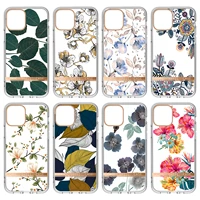 available for iphone 6 6s 7 8 plus x xr xs xsmax 11 12 13 mini pro max se 2020 silicone dali flower transparent case