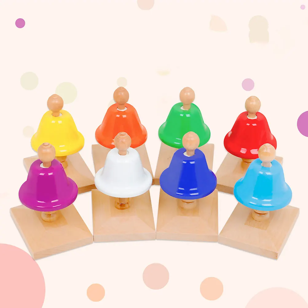 

8pcs Practical Children Percussion Instrument Class Bell for Kids Playing
