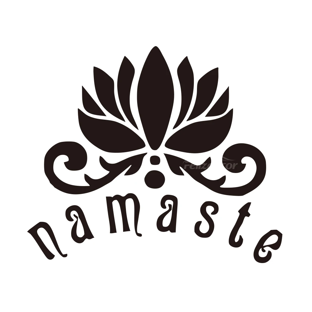 Лотос индийский намаст стикер автомобиля наклейки кузова наклейка на окно или