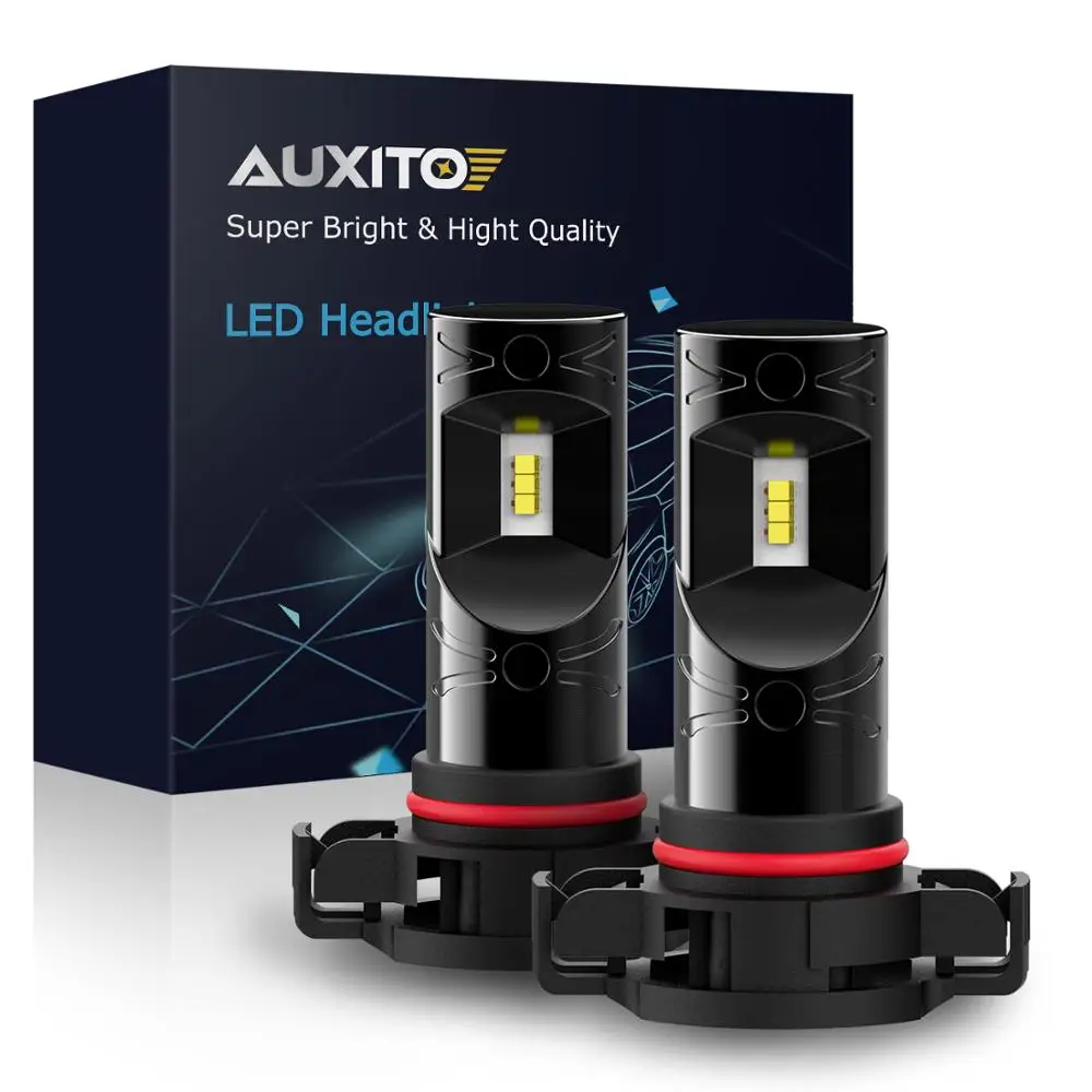 Светодиодная лампа AUXITO 2x H8 H11 H16 CSP противотуманный светильник для автомобиля