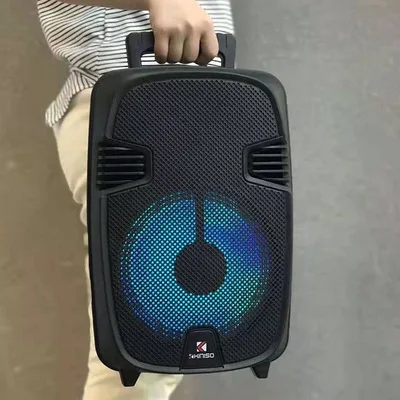 Внешняя портативная беспроводная bluetooth-Колонка на колесиках 8 дюймов |