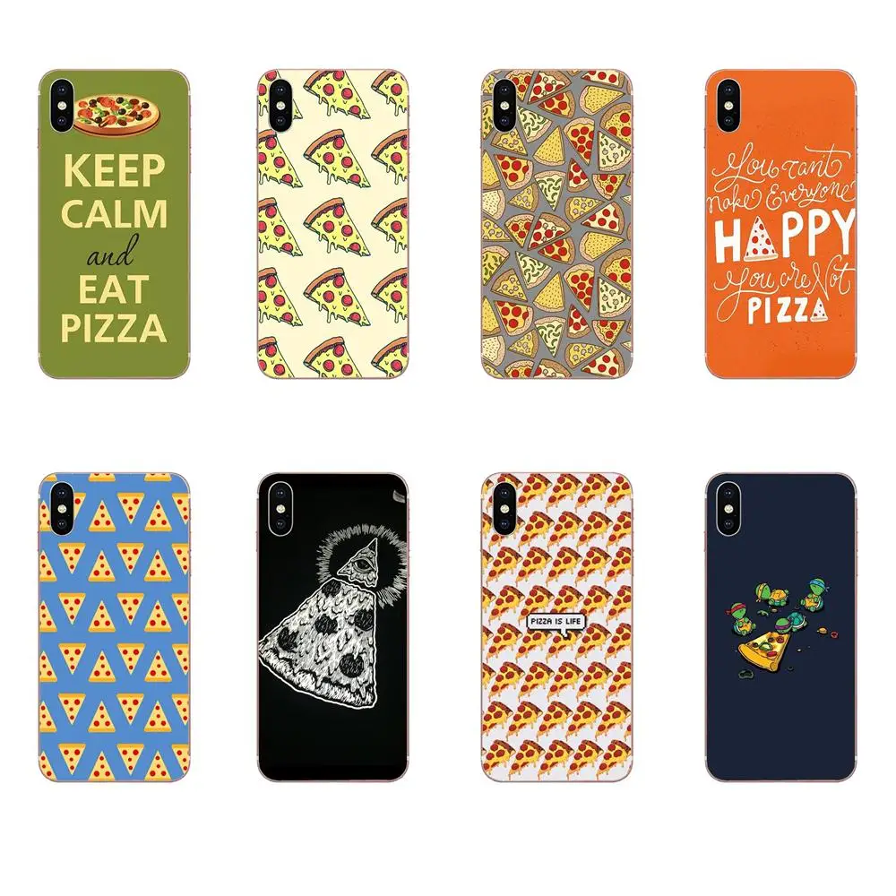 Милый поедающий пиццу узоры в продаже чехол для телефона Huawei Honor 4C 5A 5C 5X6 6A 6X7 7A 7C 7X8