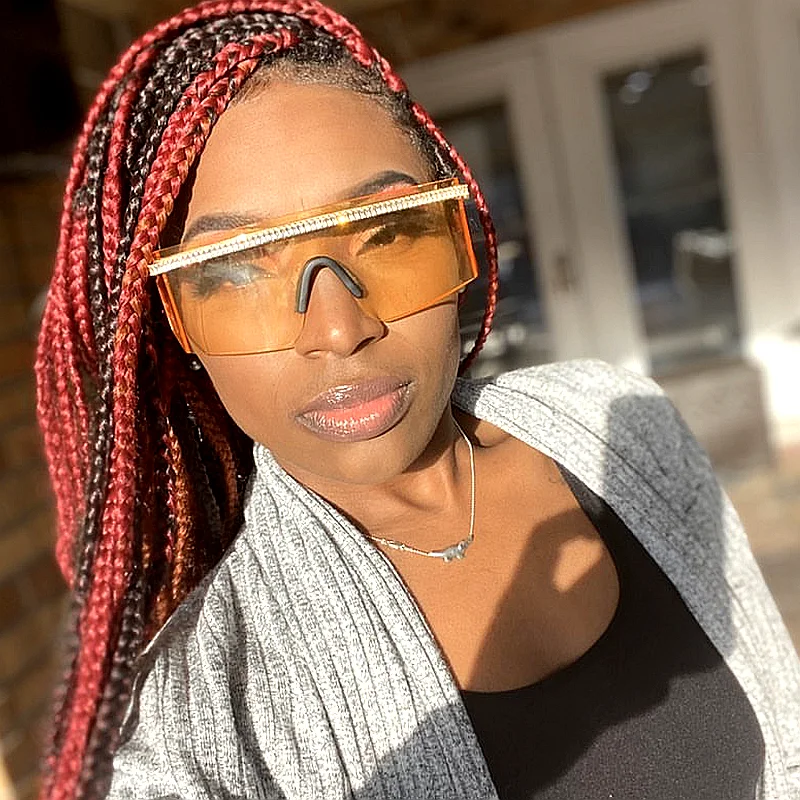 Солнечные очки в полуоправе Googgle для мужчин и женщин брендовые дизайнерские