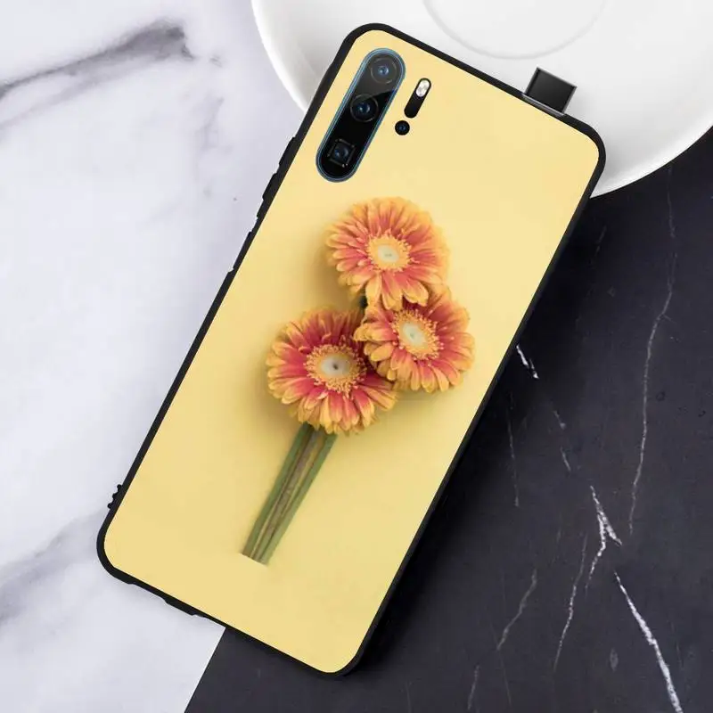 

Aesthetics Chic Minimal flower Phone Case For Huawei honor Mate P 10 20 30 40 Pro 10i 9 10 20 8 x Lite