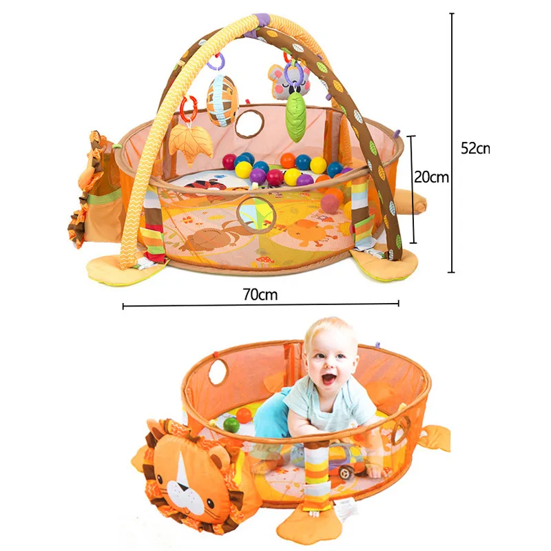 IMBABY детский коврик для занятий спортом три в одном с шаровой стойка для фитнеса ползающий коврик игровой коврик спортивный коврик для ребенка аксессуары для детской комнаты