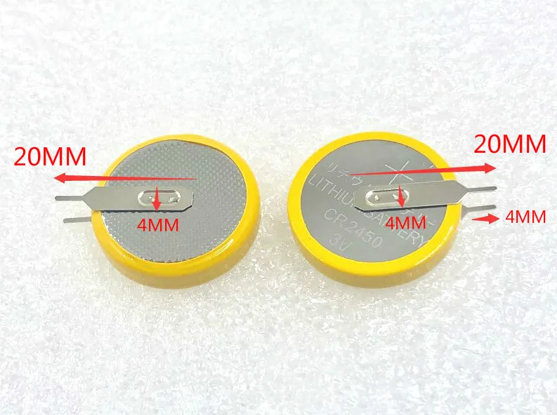 2 шт. CR2450 2450 600 мАч 3 в литиевый основной Аккумулятор другой LIR2450